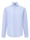 Boggi Milano Striped Shirt In Blue