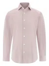 Boggi Milano Striped Shirt In Red