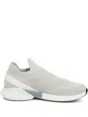 Boggi Milano Technical Fabric Willow Sneakers In Grey