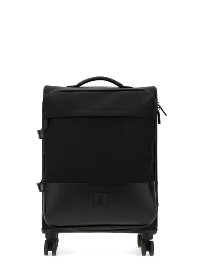 Boggi Milano Technical-fabric Trolley Bag In Black