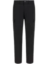 Boggi Milano Virgin-wool Trousers In Black