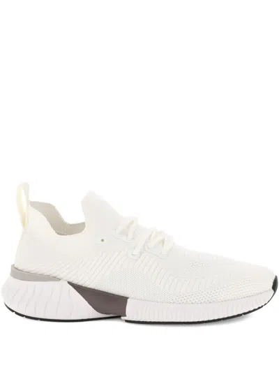 Boggi Milano Willow Knitted Sneakers In White