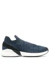 Boggi Milano Willow Slip-on Sneakers In 蓝色