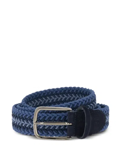 Boggi Milano Woven Belt In Multi