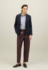 Boglioli 14-micron Wool Brera Blazer In Blue