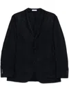 Boglioli Single-breasted Wool Blazer In Blue