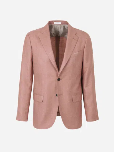 Boglioli American Straight Wool In Terracota