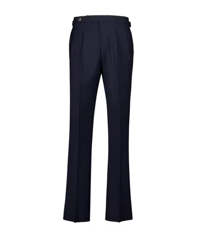 Boglioli Belt Loop Trousers In Blue