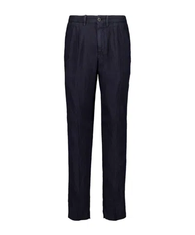 Boglioli Belt Loop Trousers In Blue
