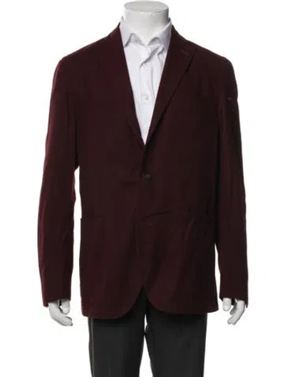 Pre-owned Boglioli Blazer In Burgundy