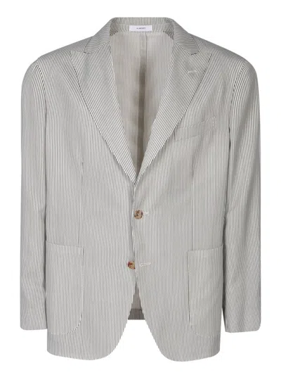 Boglioli White Single-breasted Blazer