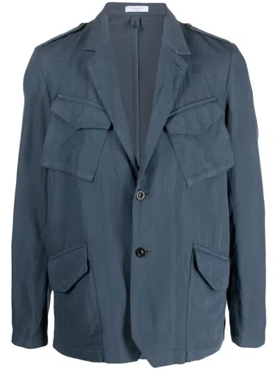 Boglioli Blen Linen Single-breasted Jacket