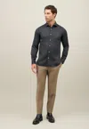 Boglioli Blended Tencel Shirt In Gray