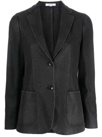 Boglioli Brera Cashmere Single-breasted Blazer In Black