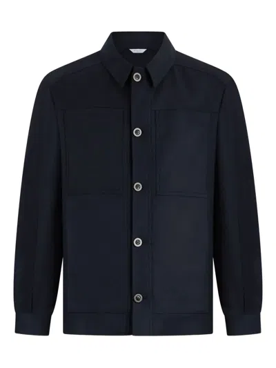 Boglioli Button-fastening Jacket In Blue