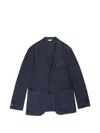 Boglioli Buttoned Blazer In Blue