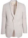 Boglioli Buttoned Blazer In Neutrals