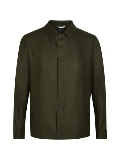 BOGLIOLI BUTTON-UP COLLARED JACKET