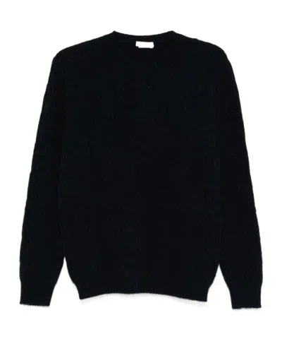 Boglioli Cable-knit Sweater In Black