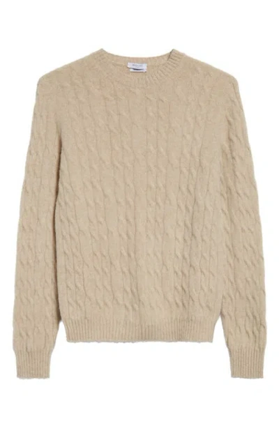 Boglioli Knitted Wool Cashmere Crewneck In Brown
