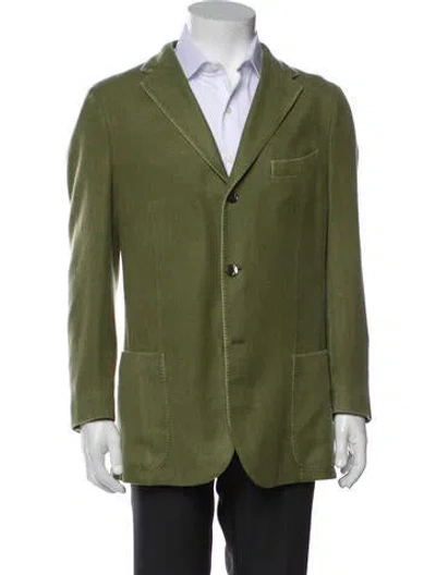 Pre-owned Boglioli Cashmere Blazer In Green