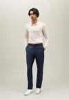 Boglioli Cashmere Silk Extra-fine Long Sleeve Polo In Limewhite