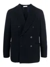 Boglioli Double-breasted Buttoned Blazer In Blue