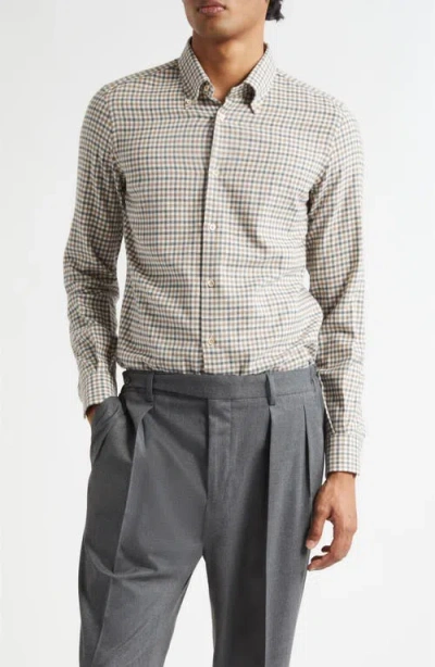 Boglioli Check Button-down Shirt In Multi