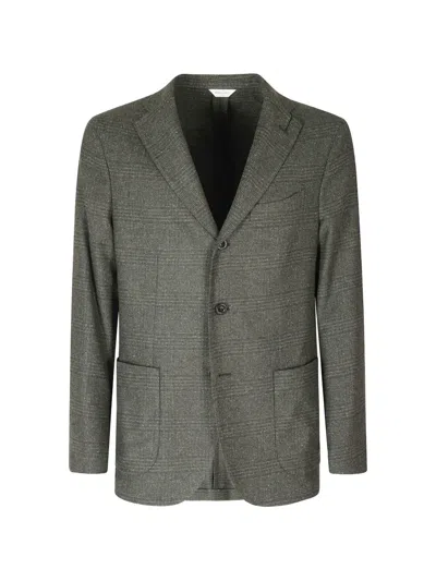 Boglioli Check-pattern Blazer In 그린