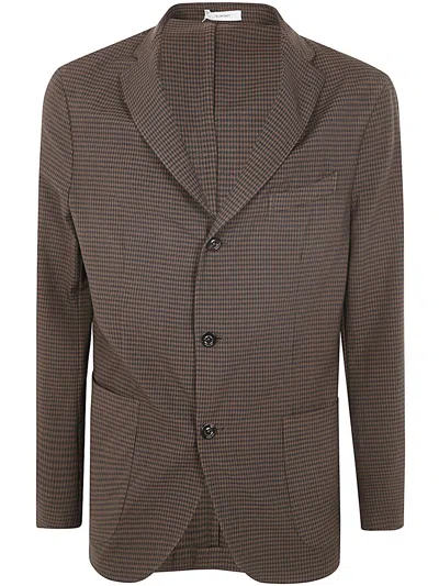 Boglioli Classic Wool Jacket For Men In Brown