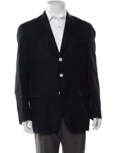 Pre-owned Boglioli Coat In Blue