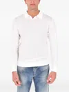 Boglioli Collared Patterned T-shirt In White