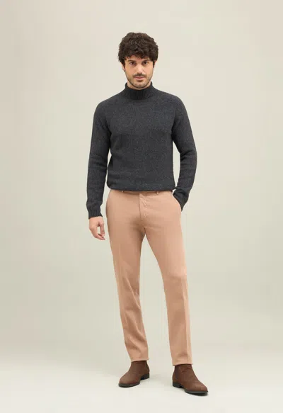 BOGLIOLI COMFORT COTTON SLIM CHINOS