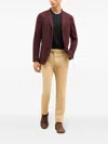 Boglioli Comfort Cotton Slim Chinos In Neutrals