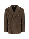 Boglioli Corduroy Blazer In Brown