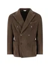 Boglioli Corduroy Blazer In Brown