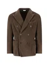 Boglioli Corduroy Blazer In Brown