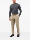 Boglioli Corduroy Loose-fit Trousers In Neutrals