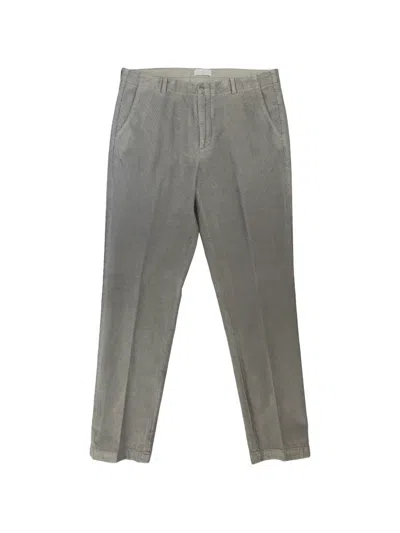 Boglioli Corduroy Slim-fit Trousers In Gray