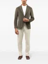 Boglioli Cotton Blazer In Brown