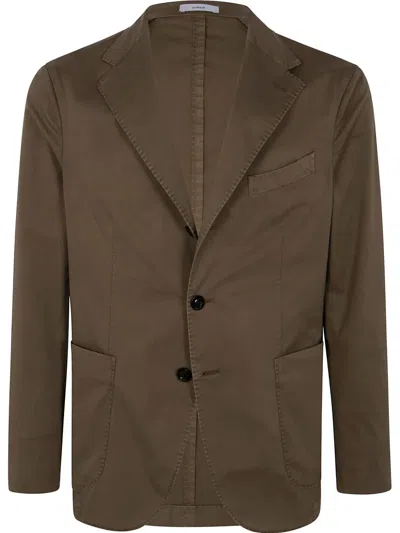 Boglioli Cotton Blazer In Green