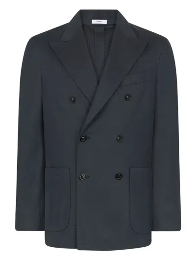 Boglioli Cotton Blazer In Grey