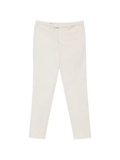 Boglioli Cotton Blend Trousers In White