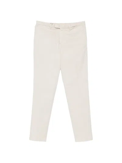 Boglioli Cotton Blend Trousers In White