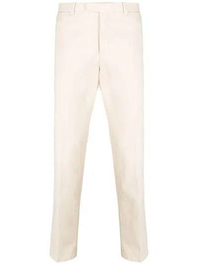 Boglioli Straight-leg Chino Trousers In White