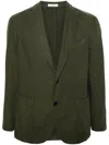Boglioli Single-breasted Cotton Blend Blazer