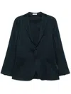 Boglioli Navy Blue Cotton Jacket In Blue