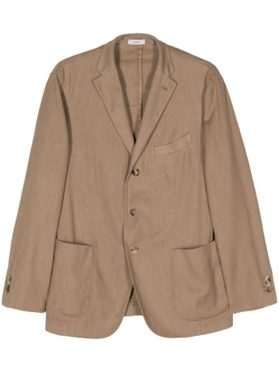 Boglioli Cotton Jacket In Brown