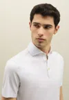 Boglioli Cotton Jersey Short-sleeve Polo In White