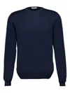 Boglioli Cotton Jumper In Blue